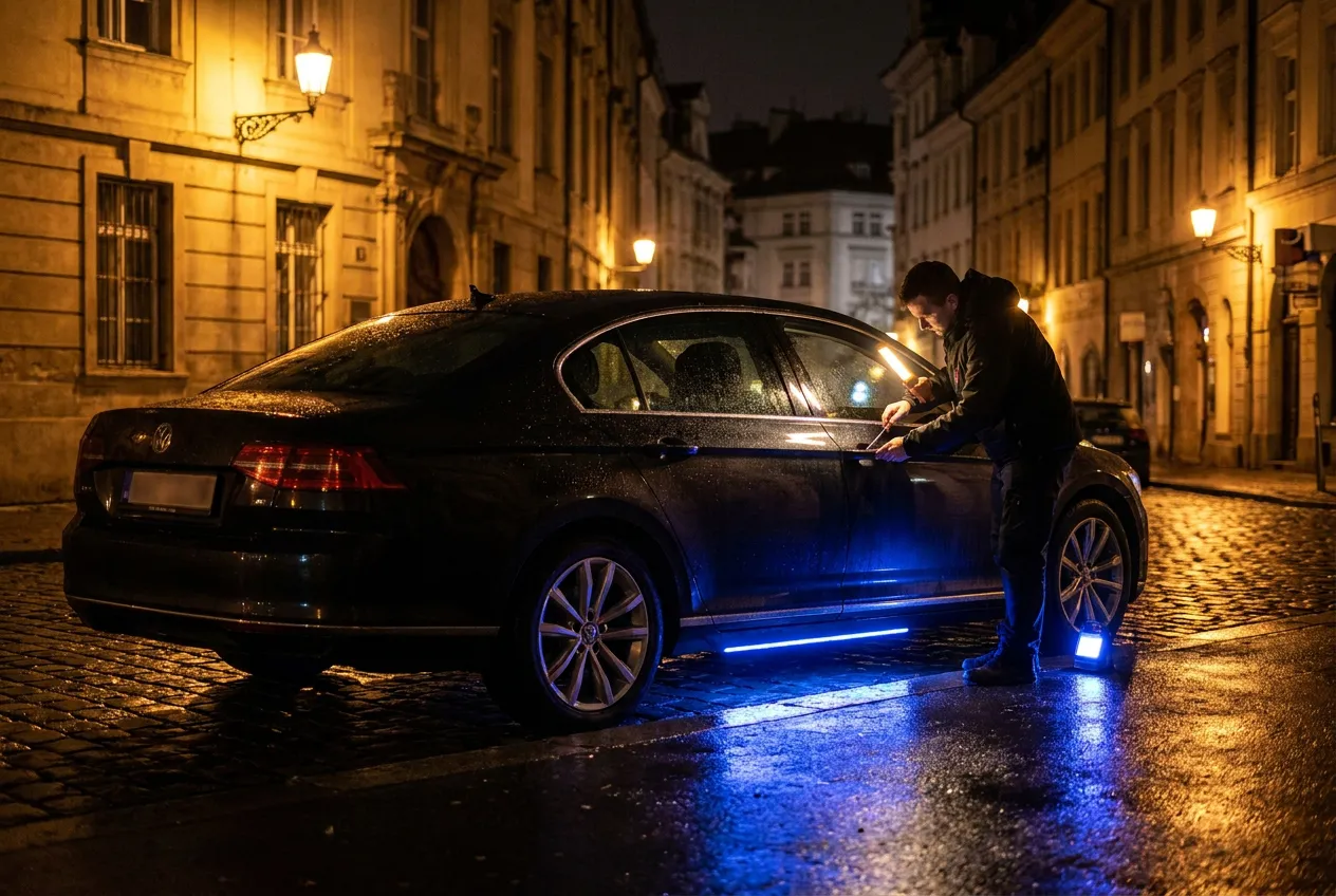 Keyless-Auto nachts geöffnet — Fahrzeugöffnung Wien 1210