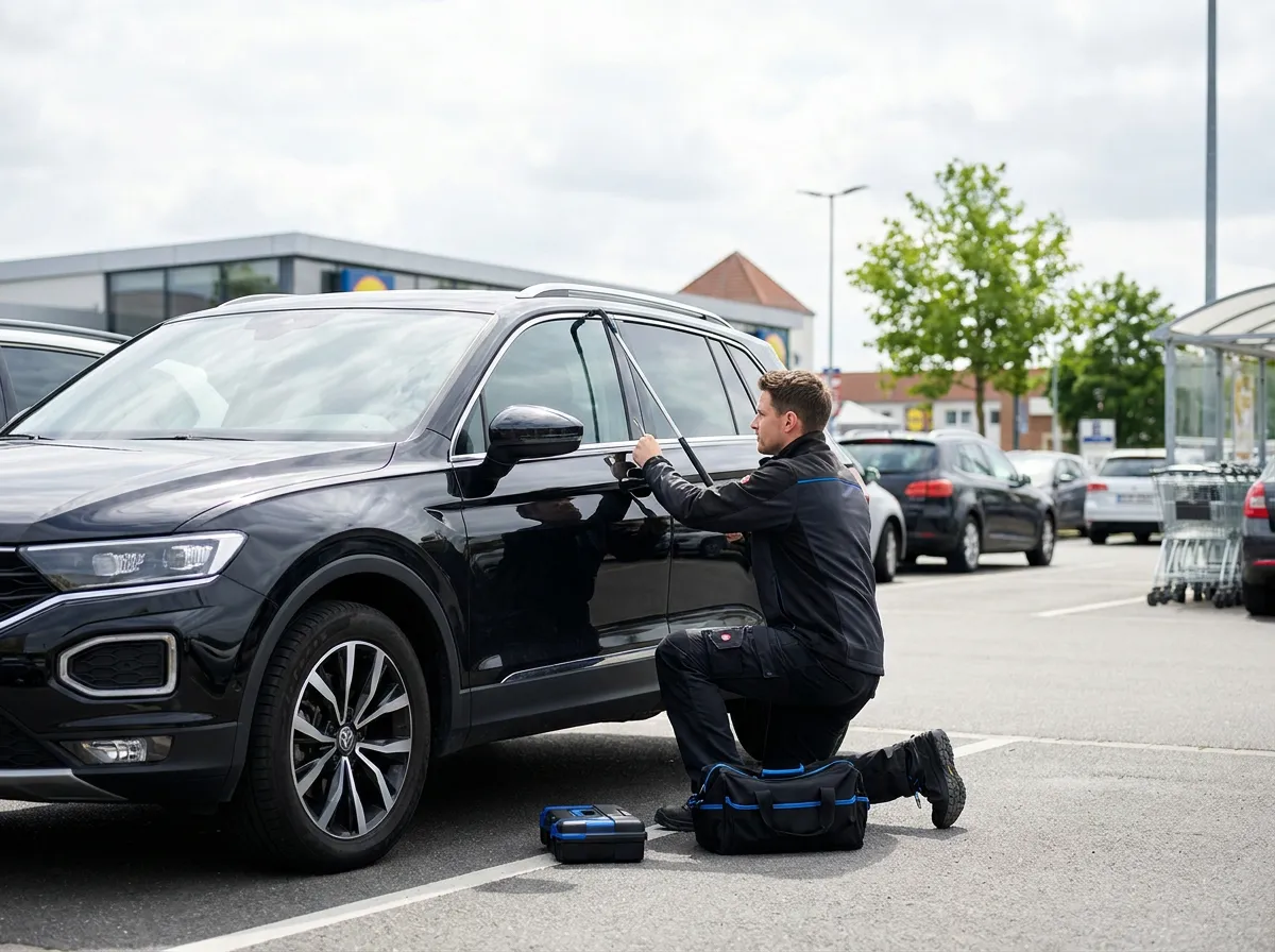 SUV in Wien Donaustadt geöffnet — Fahrzeugöffnung